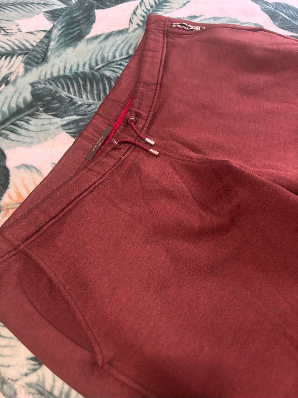Louis Vuitton Men's Maroon Sweatpants Joggers - Picture 4 of 6